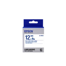 Epson LK-4WLN fehér alapon kék eredeti címkeszalag