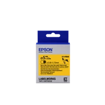 Epson LK-4YBA5 sárga alapon fekete eredeti címkeszalag
