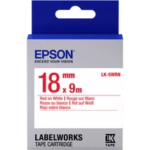 Epson LK-5WRN fehér alapon piros eredeti címkeszalag