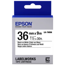 Epson LK-7WBN fehér alapon fekete eredeti címkeszalag