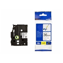 Brother TZE-FX261 fehér alapon fekete eredeti feliratozó szalag (36mm x 8m)