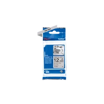 Brother TZE-R931 szürke alapon fekete eredeti selyemszöveg feliratozó szalag (12mm x 4m)