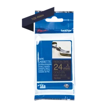 Brother TZE-RN54 sötétkék alapon arany eredeti selyemszövet feliratozó szalag (24mm x 4m)