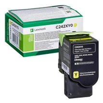 Lexmark [C2535/MC2640] C242XY0 sárga eredeti 3,5k toner