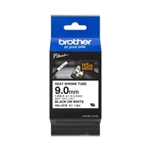 Brother HSE-221E fehér alapon fekete eredeti feliratozó szalag