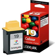 Lexmark 15M2619E [Col] No.19 színes eredeti tintapatron