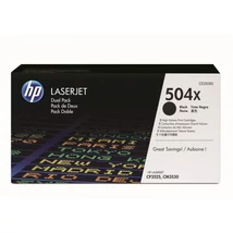 HP CE250XD (504X) fekete eredeti toner duplacsomag