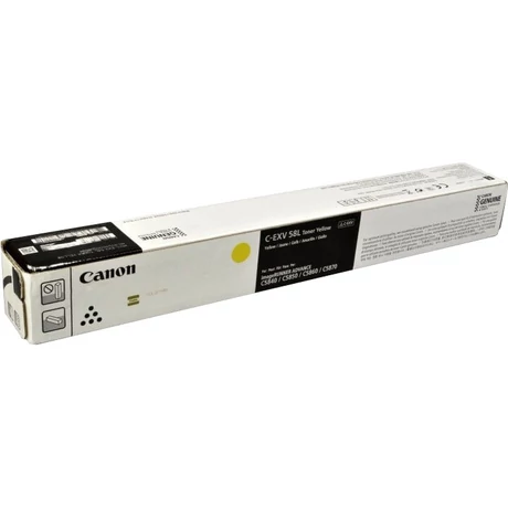 Canon C-EXV58L sárga eredeti toner
