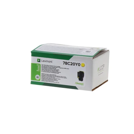 Lexmark [CS/CX421] 78C20Y0 sárga eredeti 1,4k toner