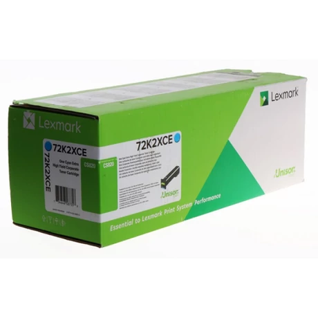 Lexmark [CS820] 72K2XCE kék eredeti 22k toner