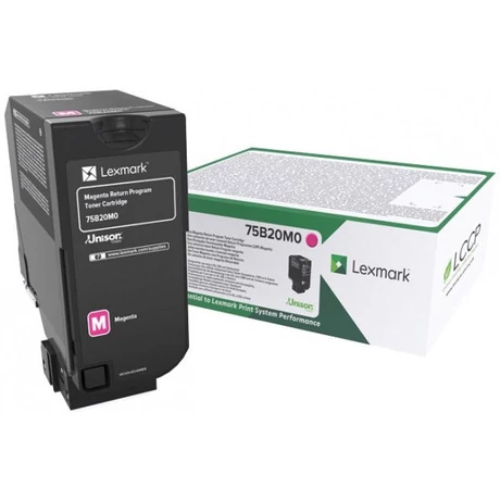 Lexmark [CS/CX727/CS728] 75B20M0 magenta eredeti 10k toner