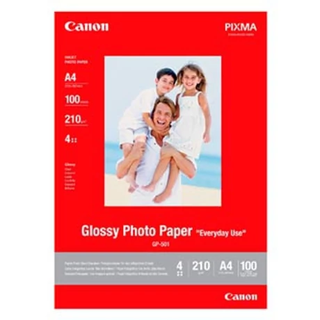 Canon GP-501 fényes eredeti fotópapír (A4, 100 lap, 200g, 0775B001)