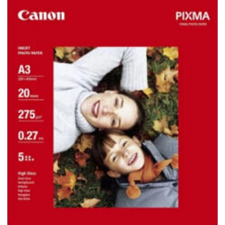 Canon PP-201 fényes eredeti fotópapír (A/3, 20 lap, 260g, 2311B020)