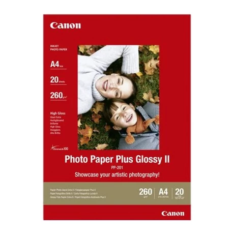 Canon PP-201 fényes eredeti fotópapír (A/4, 20 lap, 265g, 2311B019)