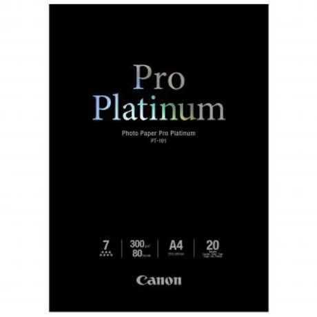 Canon PT-101 fényes eredeti fotópapír (A/4, 20 lap, 300g, 2768B016)