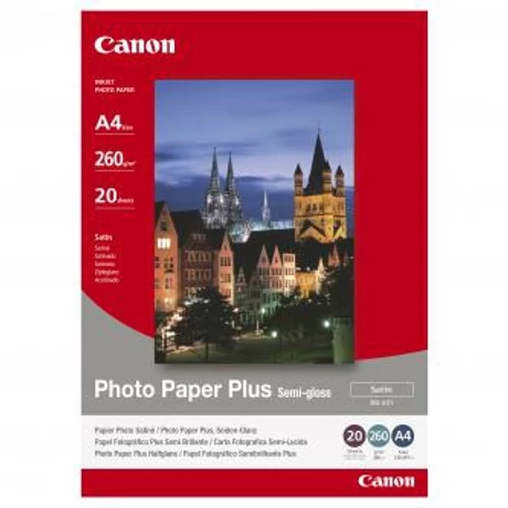 Canon SG-201 félfényes eredeti fotópapír (A/4, 20 lap, 260g, 1686B021)