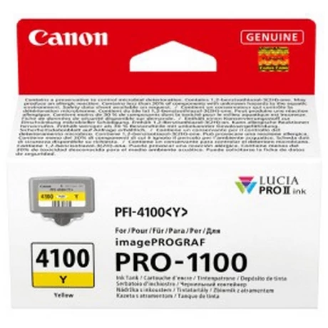 Canon PFI-4100 sárga eredeti tintapatron