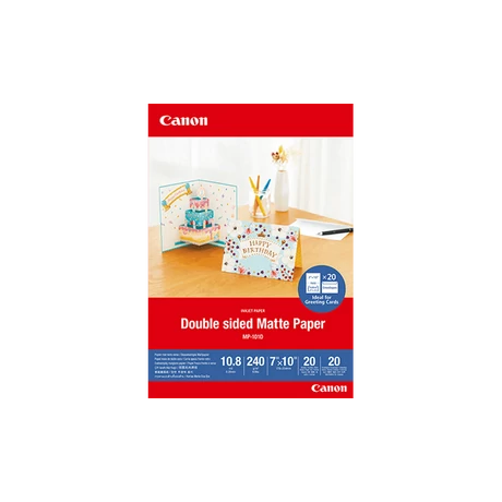 Canon MP-101D kétoldalas matt eredeti fotópapír (177x254mm, 20 lap, 240g, 4076C006)