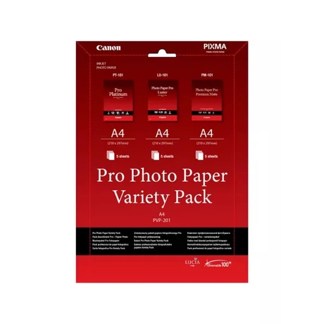 Canon PVP-201 eredeti fotópapír csomag (A4, 3x5 lap, 6211B021)