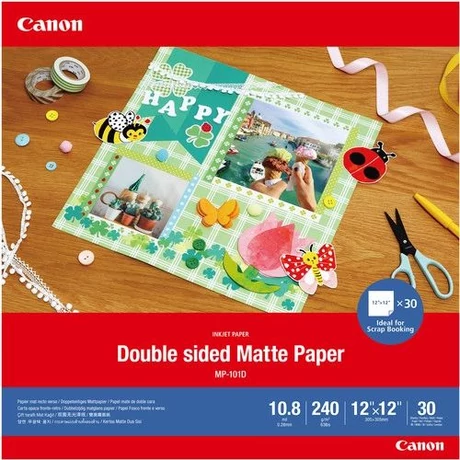 Canon MP-101D kétoldalas matt eredeti fotópapír (30x30cm, 30 lap, 240g)