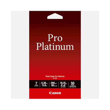 Canon PT-101 fényes eredeti fotópapír (10x15cm, 50 lap, 300g, 2768B014)