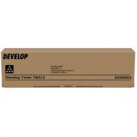 Develop ineo 454e [TN513K] fekete eredeti toner (A33K0D1)