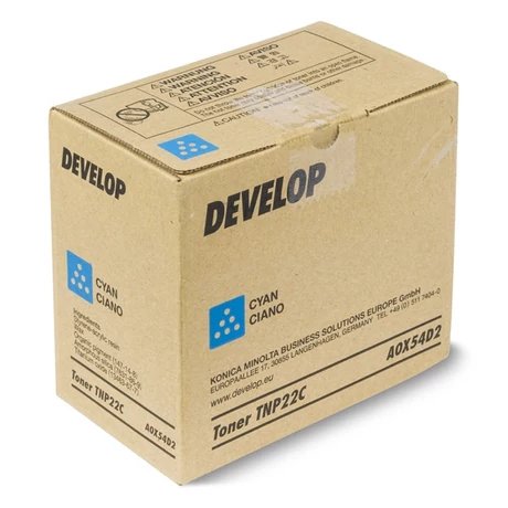 Develop ineo+ 35 [TNP22C] kék eredeti toner (A0X54D2)