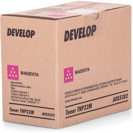 Develop ineo+ 35 [TNP22M] magenta eredeti toner (A0X53D2)