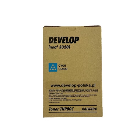 Develop ineo+ 3320i [TNP80C] kék eredeti toner (AAJW4D4)