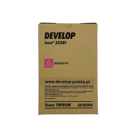 Develop ineo+ 3320i [TNP80M] magenta eredeti toner (AAJW3D4)
