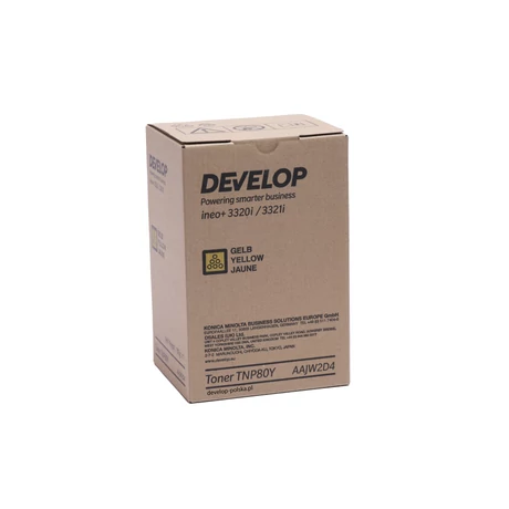 Develop ineo+ 3320i [TNP80Y] sárga eredeti toner (AAJW2D4)