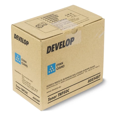 Develop ineo+ 3100 [TNP50C] kék eredeti toner (A0X54D7)