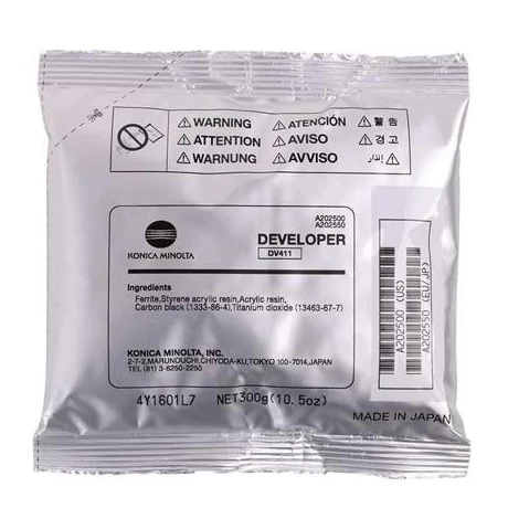 Konica Minolta DV411K fekete eredeti developer (A202550)