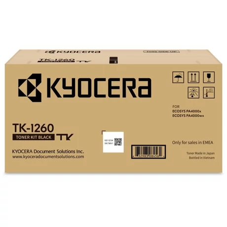 Kyocera TK-1260 fekete eredeti toner (1T0C150NL0)