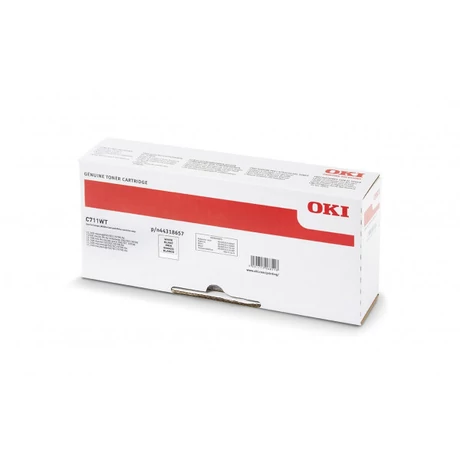 Oki [C711WT] 6k fehér eredeti toner (44318657)