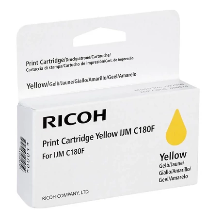 Ricoh C180F sárga eredeti tintapatron (408520)