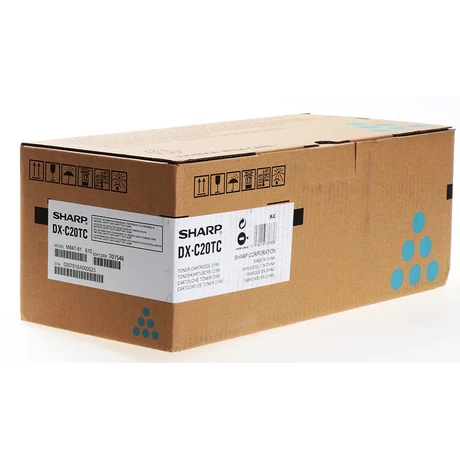 Sharp DX-C20TC kék eredeti toner