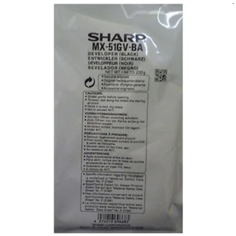 Sharp MX-51GVBA fekete eredeti developer