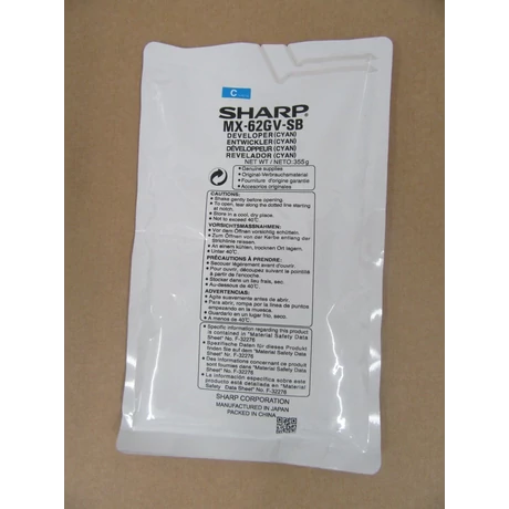 Sharp MX-62GVSB színes eredeti developer