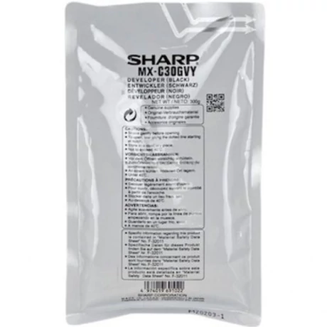 Sharp MX-C30GVY sárga eredeti developer