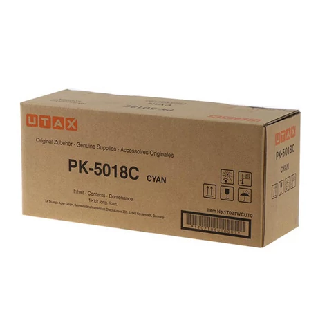 Utax PK-5018 kék eredeti toner