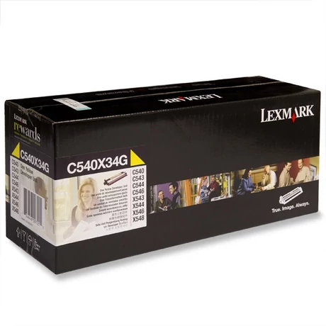 Lexmark [C54x/X54x] C540X34G sárga eredeti developer