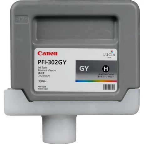 Canon PFI-302 szürke eredeti tintapatron