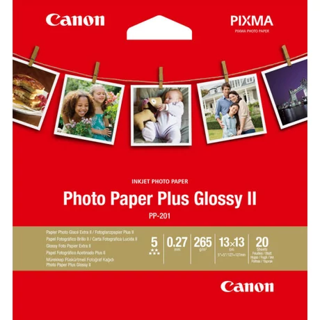 Canon PP-201 eredeti fotópapír (A4, 20 lap, 260g, 2311B060)