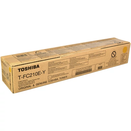 Toshiba T-FC210EY sárga eredeti toner