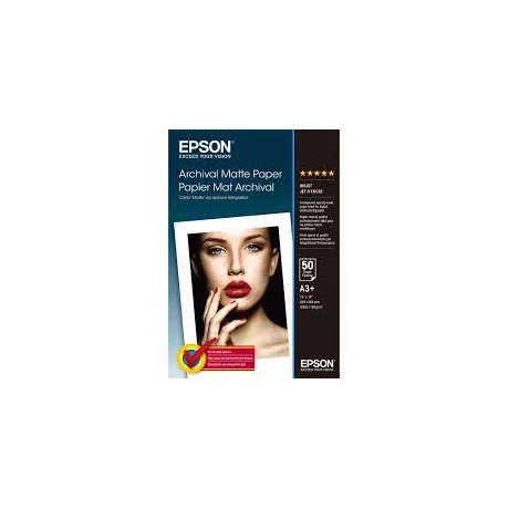Epson S041340 matt archiváló eredeti fotópapír (A3+, 50 lap, 192g)