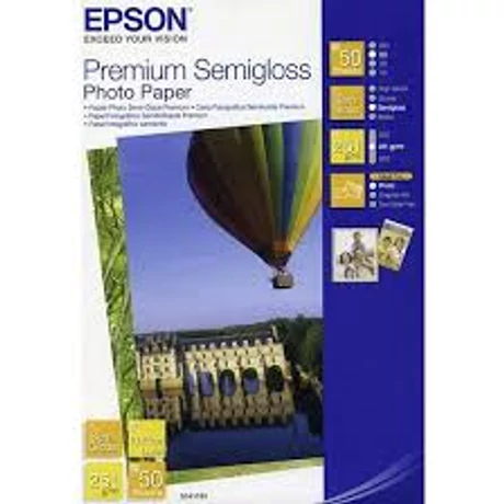 Epson S041765 selyemfényű eredeti fotópapír (10x15cm, 50 lap, 251g)