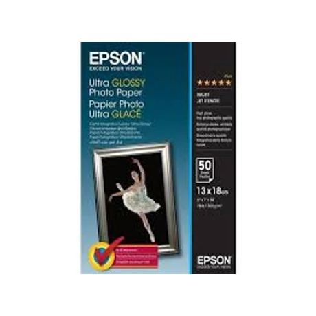 Epson S041944 ultra fényes eredeti fotópapír (13x18cm, 50 lap, 300g)