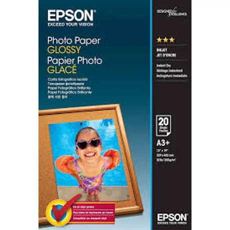 Epson S042535 fényes eredeti fotópapír (A3+, 20 lap, 200g)