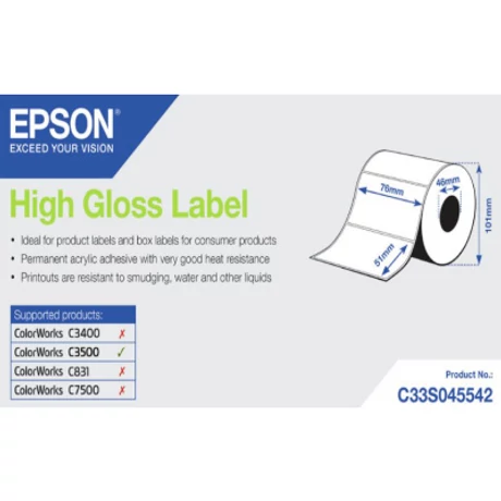 Epson S045542 eredeti címketekercs